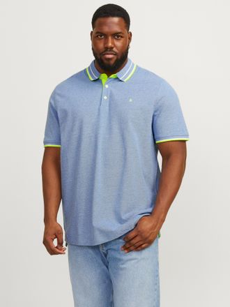 Jack & Jones Plus Size Jack & Jones PlusSize JJEPAULOS POLO SS NOOS PLS mit Logo Stickerei