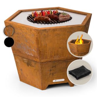 Blumfeldt Blumfeldt Hoguera Hekla 2 En 1 Con Funci&oacute;n Grill De 60 Cm De Di&aacute;metro