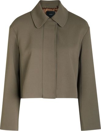 Joseph Bonnat Crepe Jacket - Brown Light - 40 (UK12 / M)