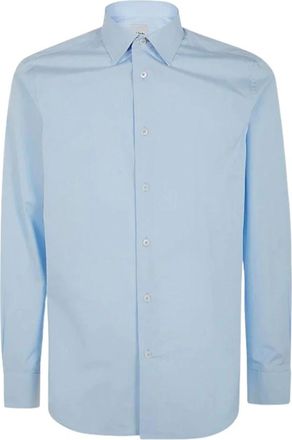 Paul Smith Overhemden, Heren, Blauw, XL, Katoen, Tailored Shirt S/C