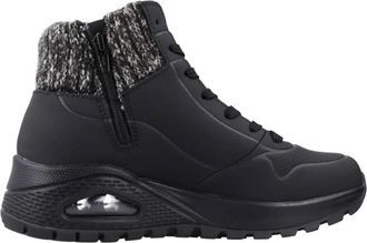 Skechers UNO Rugged - Darling Days - Dames - Winterlaarzen - Zwart - 37 EU - Schoenen
