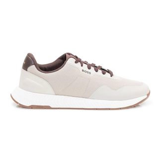 HUGO BOSS Hugo, Sneakers, male, Beige, Size: 11 US Titanium Runn