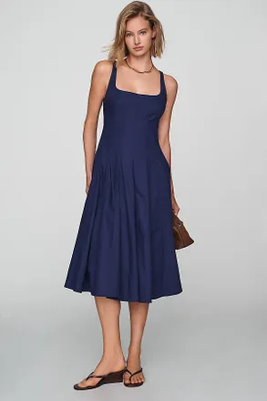 Maeve Tarryn Fit & Flare Midi Dress