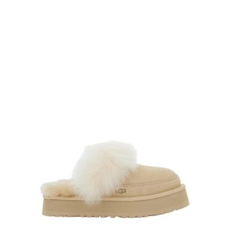 UGG Disquette Chalet Slipper - Dames - Pantoffels - Beige - 36 EU - Wol - Schoenen