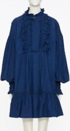 Valentino Dark Blue Denim Dress