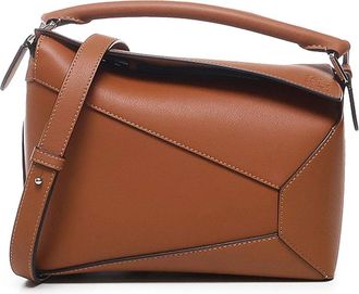 Loewe Puzzle Bag In Soft Grained Calfskin