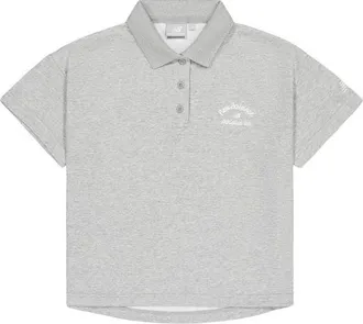 New Balance (WMNS) New Balance Polo T-Shirt Asia Sizing Grey NFE22252-MGR