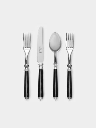 Alain Saint-Joanis Marbella Ebony Starter / Dessert Cutlery (Set of 4 Pieces)