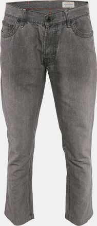 HUGO BOSS Boss By Hugo Boss Grey Cotton Blend Regular Fit Pants