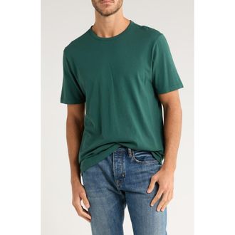 Vince Cotton Crewneck T-Shirt in Emerald Green at Nordstrom Rack, Size Xx-Large