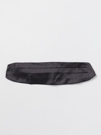 Ferragamo Mens Silk Cummerbund Formal Accessory - Black - One Size