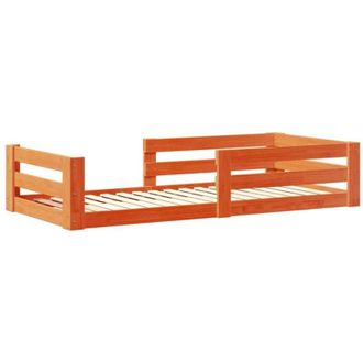vidaXL Letto senza Materasso Marrone Cera 70x140 cm in Legno di Pino - Vidaxl