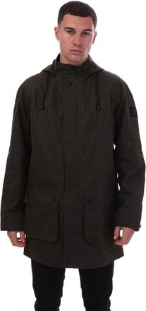 Lyle & Scott Mens and Wx Mlt Fishtl in Olive Drab - Size X-Small