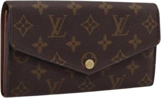 Louis Vuitton Pre-owned Sarah Portemonnee - Dames - Vintage Accessoires - Bruin - ONE Size - Leer - Vintage