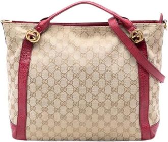 Gucci Pre-owned Handbags, female, Beige, Size: ONE SIZE Pre-owned The Miss GG