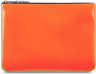 Comme Des Gar&ccedil;ons Wallets & Cardholders, unisex, Orange, Size: ONE SIZE Super Fluo Zip Wallet