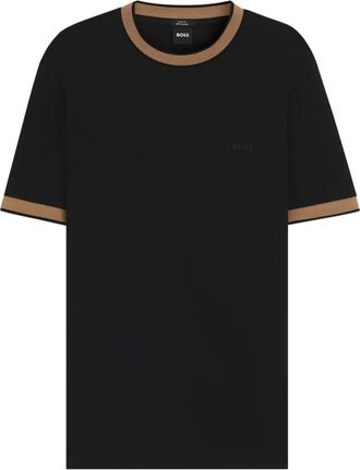 BOSS T-shirt con bordo a contrasto - Nero