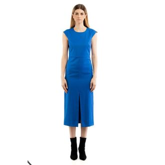 Patrizia Pepe Blue Polyester Casual Womens Dress