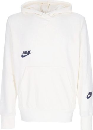 Nike Lichtgewicht Hoodie met Freak Logo - Heren - Sportshirts - Wit - XL - Katoen - Fitness