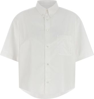 Maison Margiela Dotton-Down Shirt Camicie Bianco-Donna