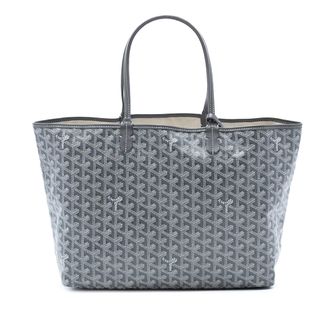Goyard Pre-owned Womens Goyardine Saint Louis Pm - Grey Textile - One Size