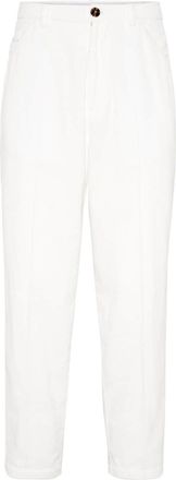 Brunello Cucinelli cotton corduroy trousers - men - Cotton - 50 - White