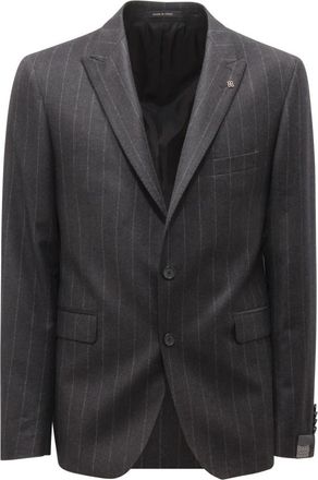 Tagliatore L6513 Abito Wool Suit - Heren - Blazers - Zwart - XL - Wol - Jassen