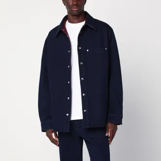 Gucci Reversible denim and flannel shirt