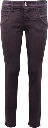 Cycle Skinny Glitter Broek - Dames - Skinny Jeans - Paars - W27 - Katoen - Jeans