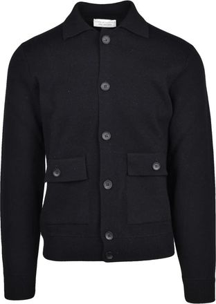 FILIPPO DE LAURENTIIS Polo Cardigan - Black