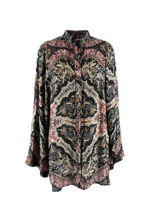 Etro Silk Blend Printed Blouse Size XS