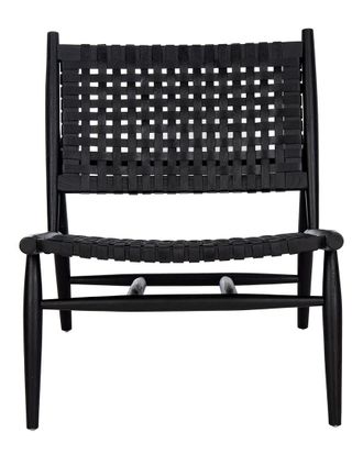 Safavieh Soleil Leather Woven Accent Chair