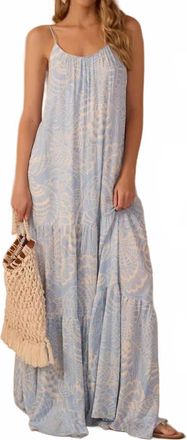 Dress To Cristalina Tiered Maxi Dress In Off White