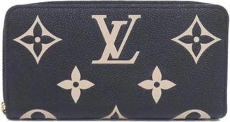 Louis Vuitton Pre-owned Wallets, female, Black, Size: ONE SIZE Pre-owned Canvas Wallet