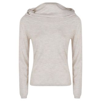 Max Mara Dames, Truien, Beige, Maat: M Kasjmier