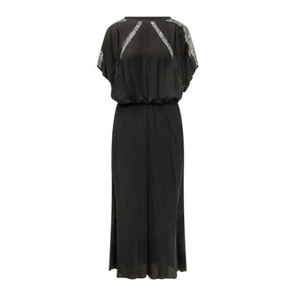 Pinko Angie Jurk - Dames - Casual kleedjes - Zwart - XL - Kleedjes