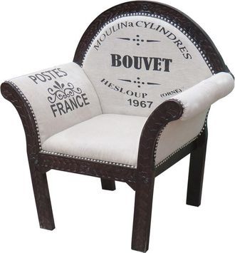 Wanderlust Deco Wanderlust Deco - Sill&oacute;n Tapizado Blanco 89x61x100