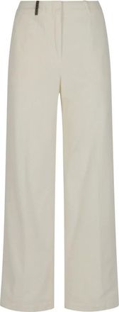 PESERICO Broeken, Dames, Wit, M, Wijde Broeken