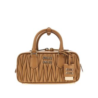 Miu Miu Matelassé nappa leather small Arcadie bag Woman One Size