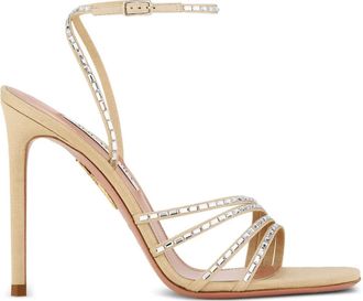 Aquazzura 105 mm Mistica sandalen - Beige
