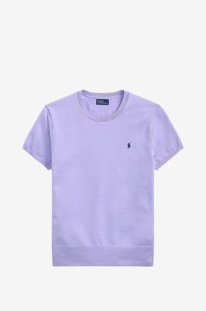 Polo Ralph Lauren Kurzarm-Pullover aus Baumwollmix Pony
