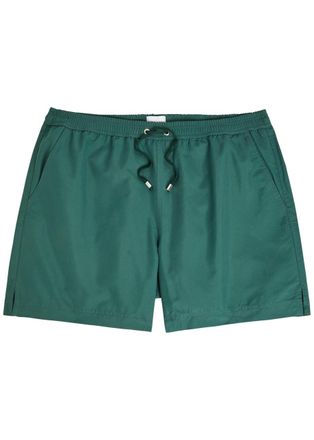 Sunspel Shell Swim Shorts - Dark Green - XL