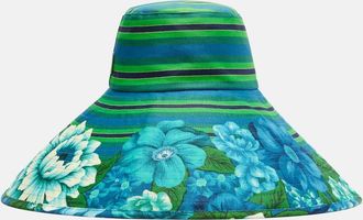 Alemais Al&eacute;mais Cappello Margo in cotone con stampa