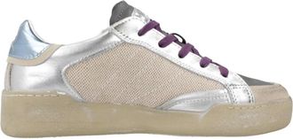 Monoway Schoenen, Dames, Grijs, 38 EU, Leer, Kelly Sneakers