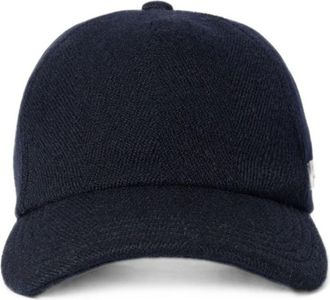 Jacquemus Dark Blue Textured Baseball Cap