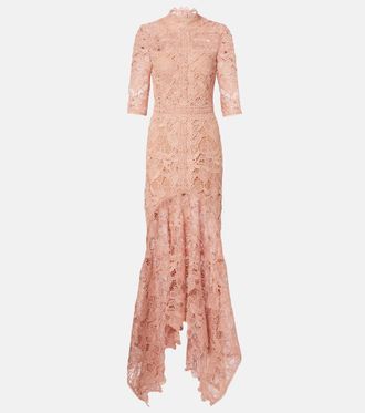 Costarellos Kalissa guipure lace cocktail dress