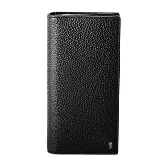 Serapian Wallets & Cardholders, male, Black, ONE SIZE, Black Coat Wallet with Card Slots