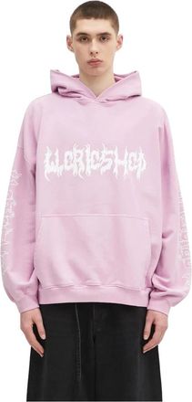 032c Faithless Hoodie - Heren - Hoodies - Paars - XL - Katoen - Hoodies & sweatvesten