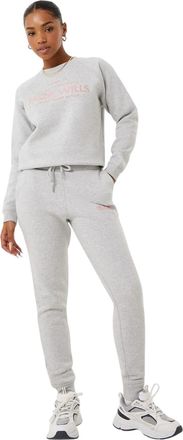 Jack Wills Hunston joggingbroek van polykatoen voor dames (Grijze Mergel)