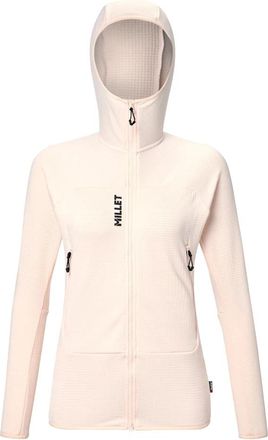 Millet Fusion Grid Hoodie - Dames - Outdoor shirts - Beige - S - Fitness